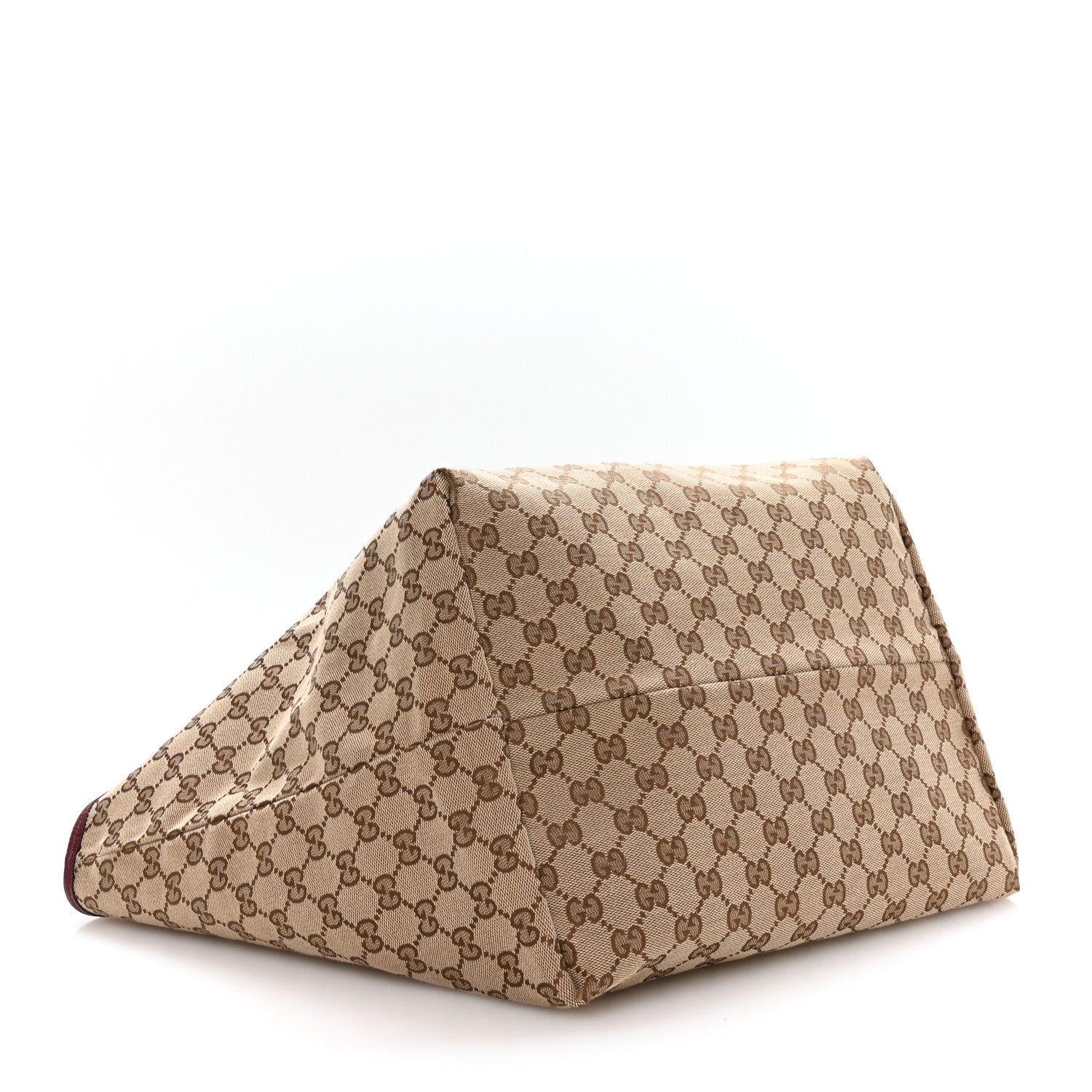 Grained Calfskin Monogram Large Totissima Reversible Tote Rosso Ancora