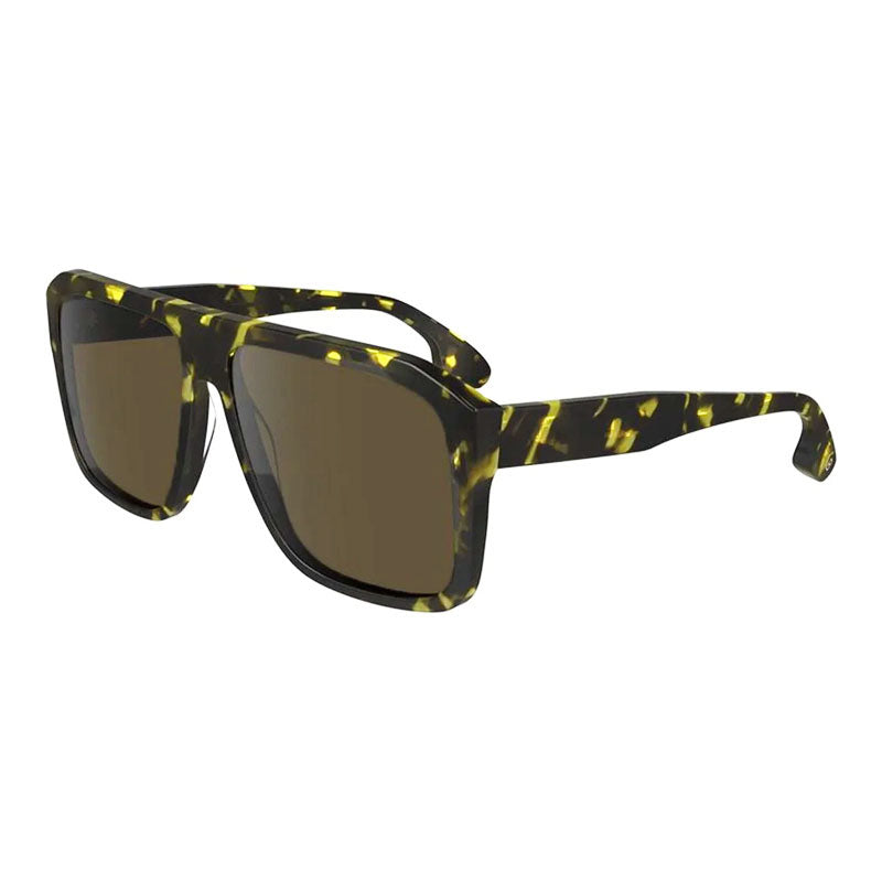 Victoria Beckham Sunglasses Square Full Rim, Black Crystal Gradient Frame and Grey Gradient Lens VB671S009