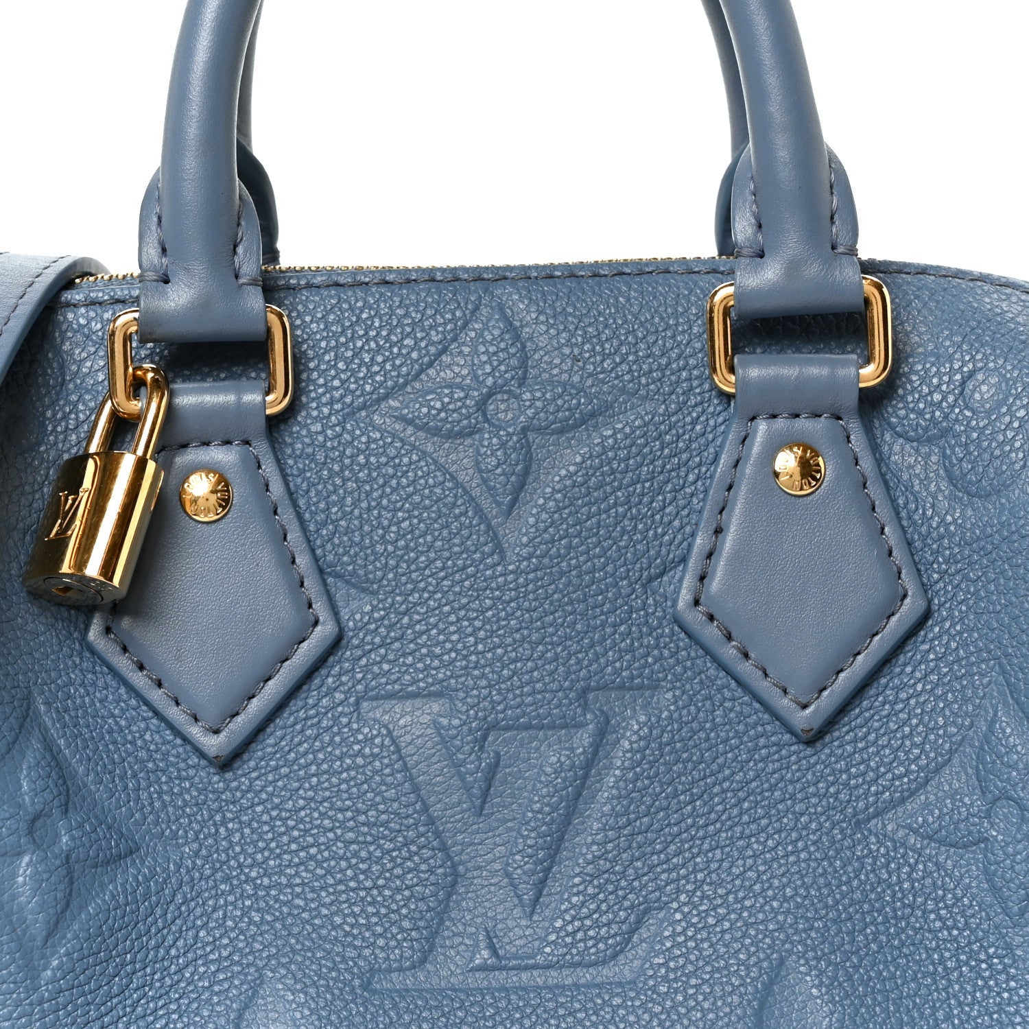 Empreinte Monogram Giant Speedy Bandouliere 20 Blue Jean
