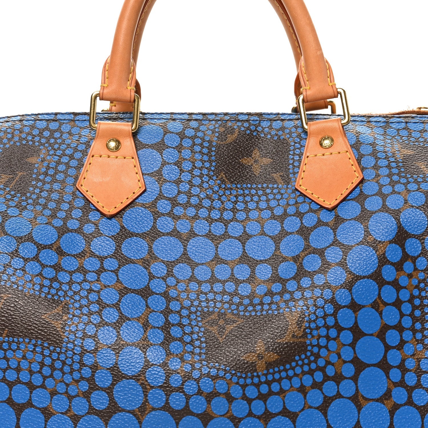 Monogram Kusama Town Speedy 30 Blue