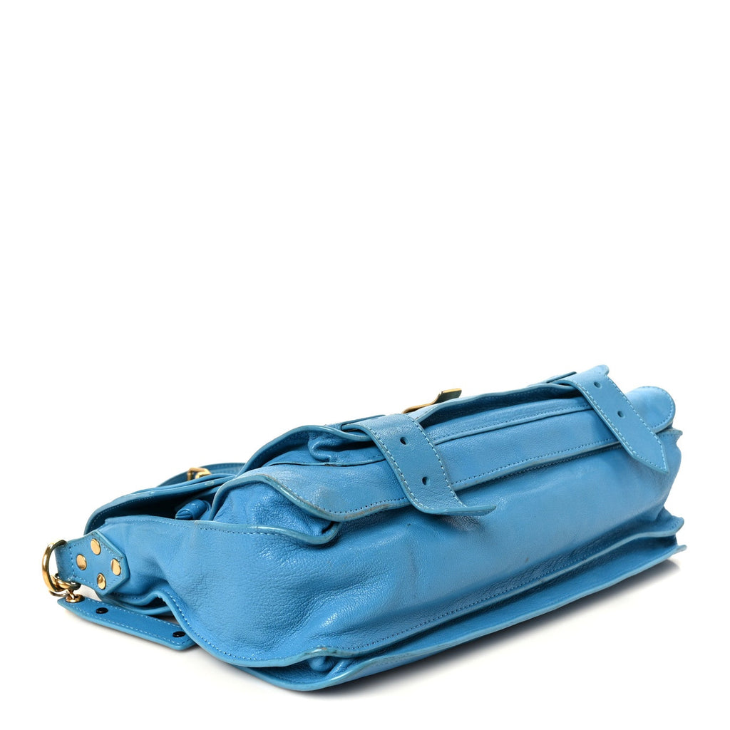 Lambskin Medium PS1 Satchel Blue