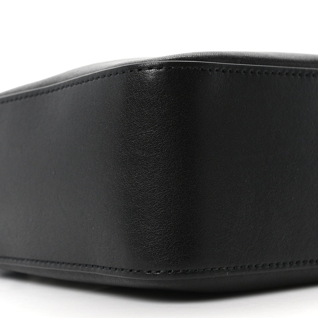 Calfskin Small Bucket Bag Black