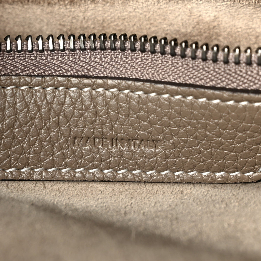 Drummed Calfskin Micro Luggage Souris