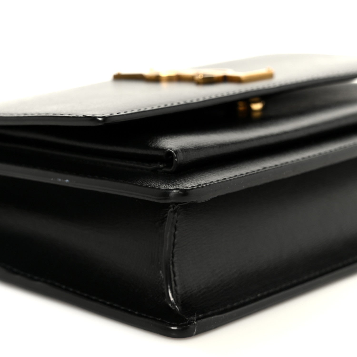 Calfskin Monogram Sunset Chain Wallet  Sunset Black