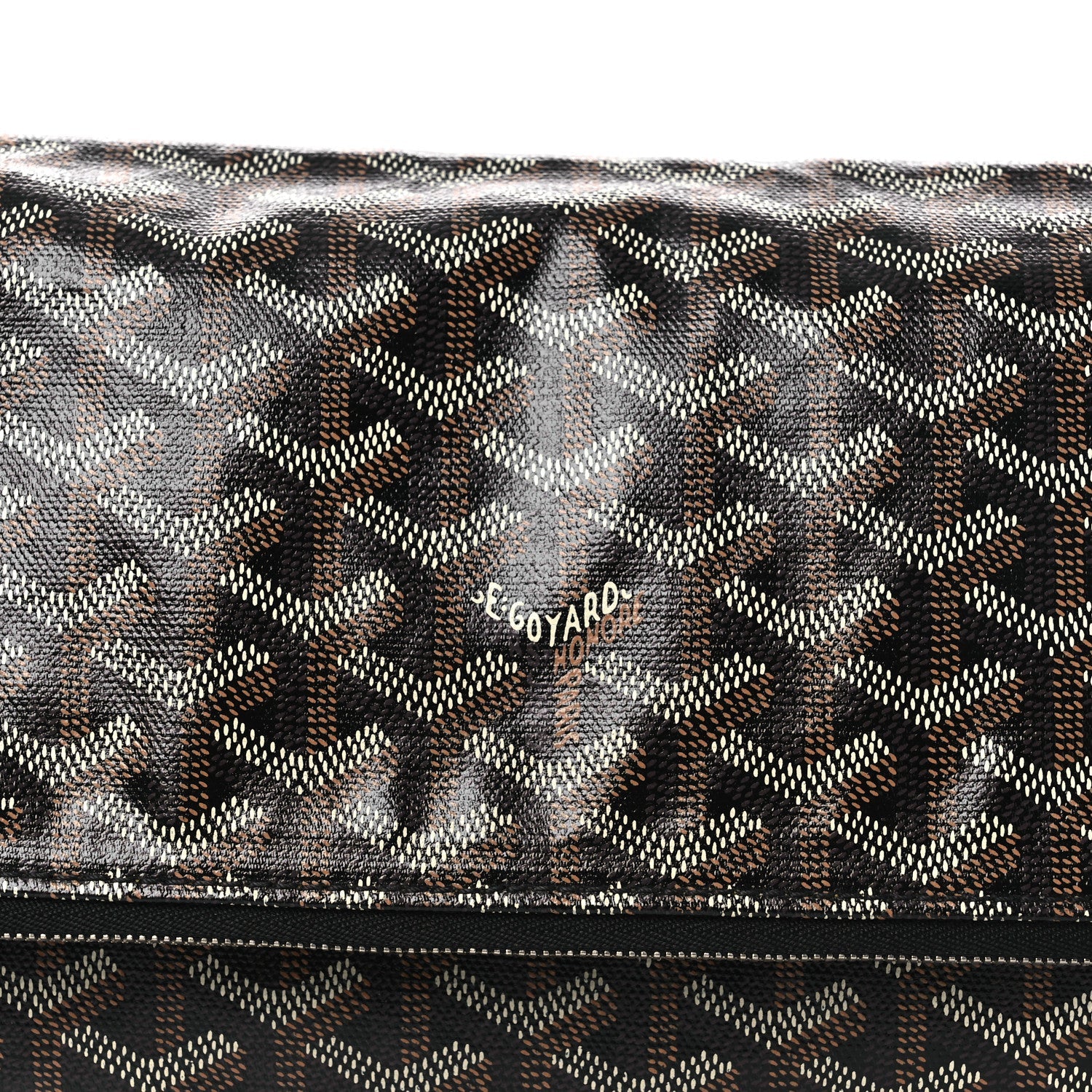 Goyardine Sainte Marie Soft Clutch Black