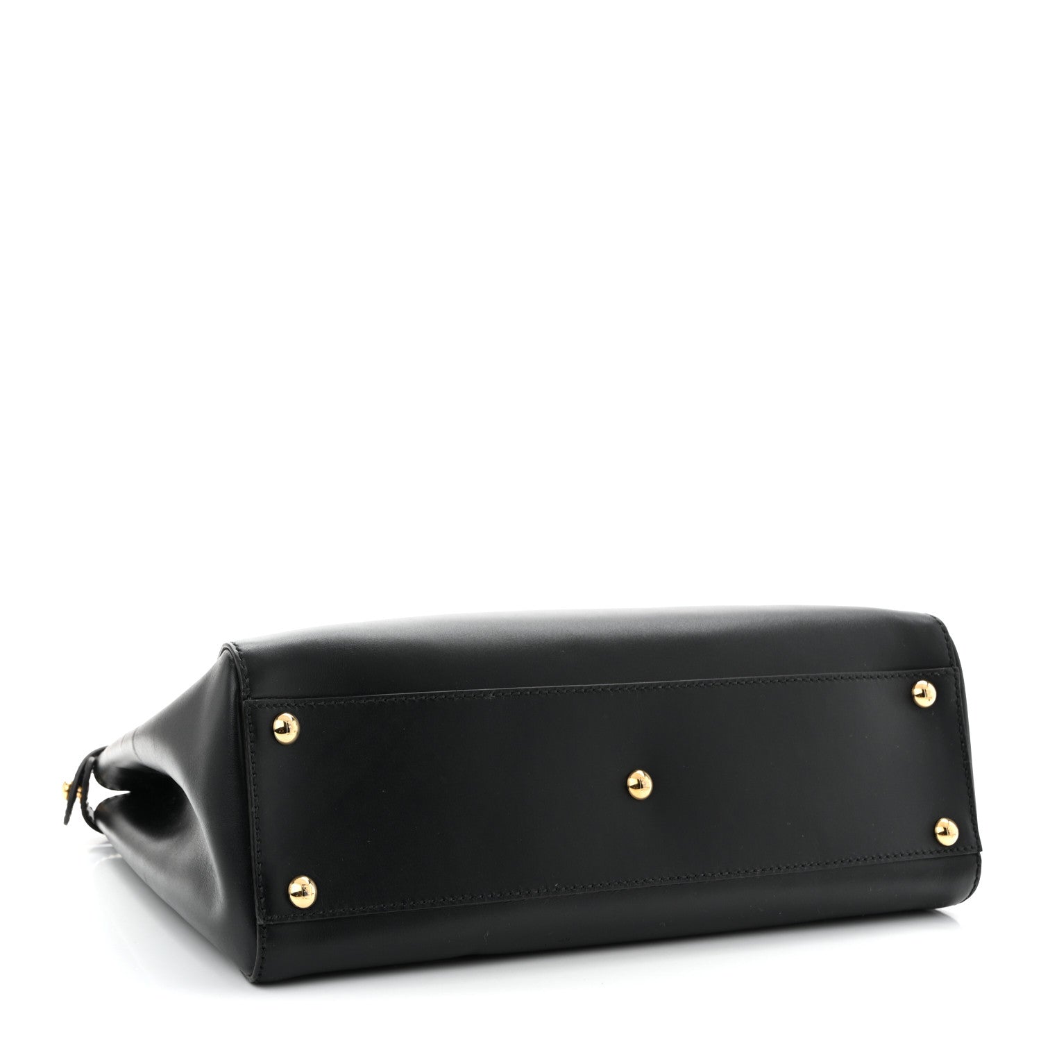 Vitello Morgan Fabric Jacquard Pequin Medium Peekaboo Iconic Satchel Black Tobacco