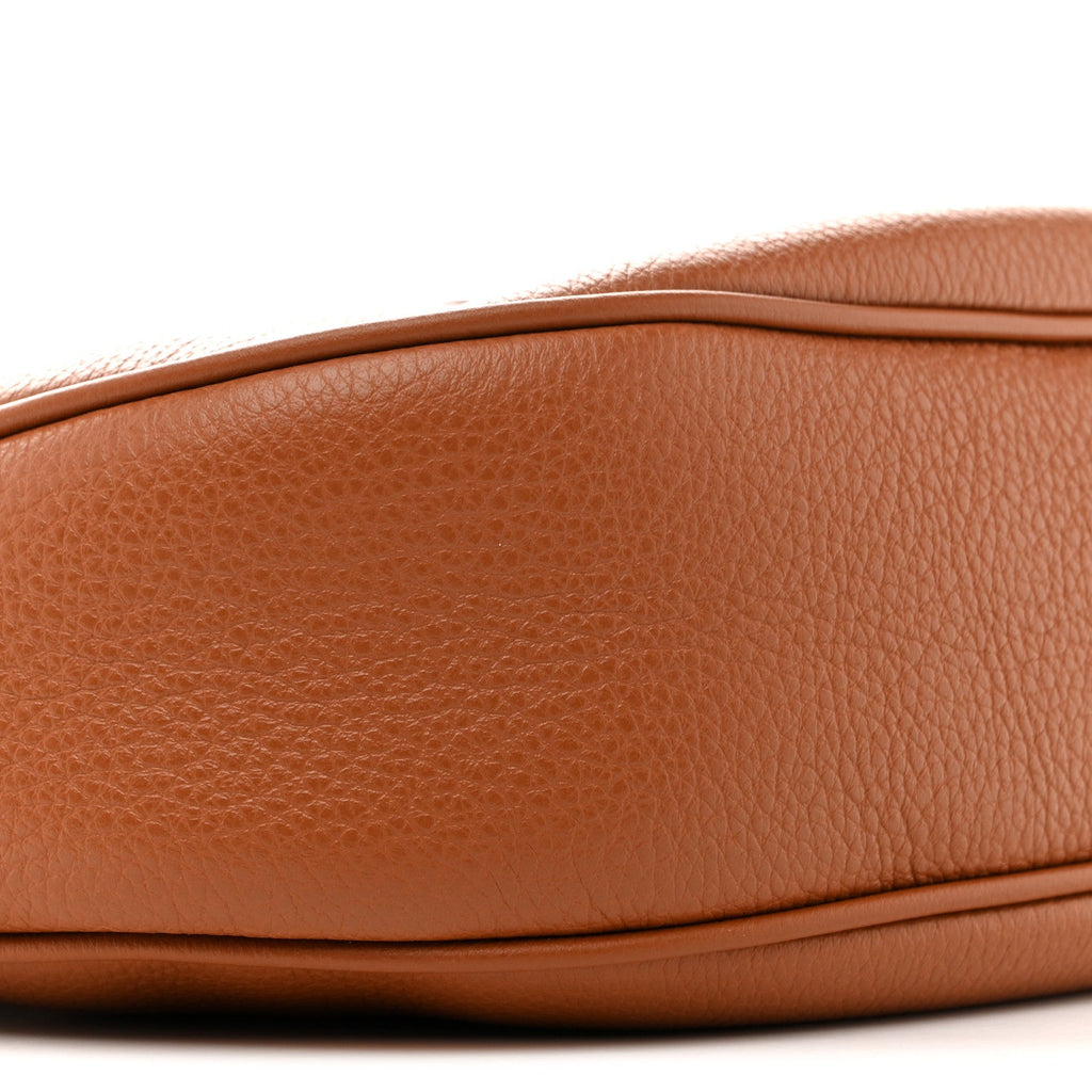 Supple Calfskin Small Triomphe Heloise Shoulder Bag Tan