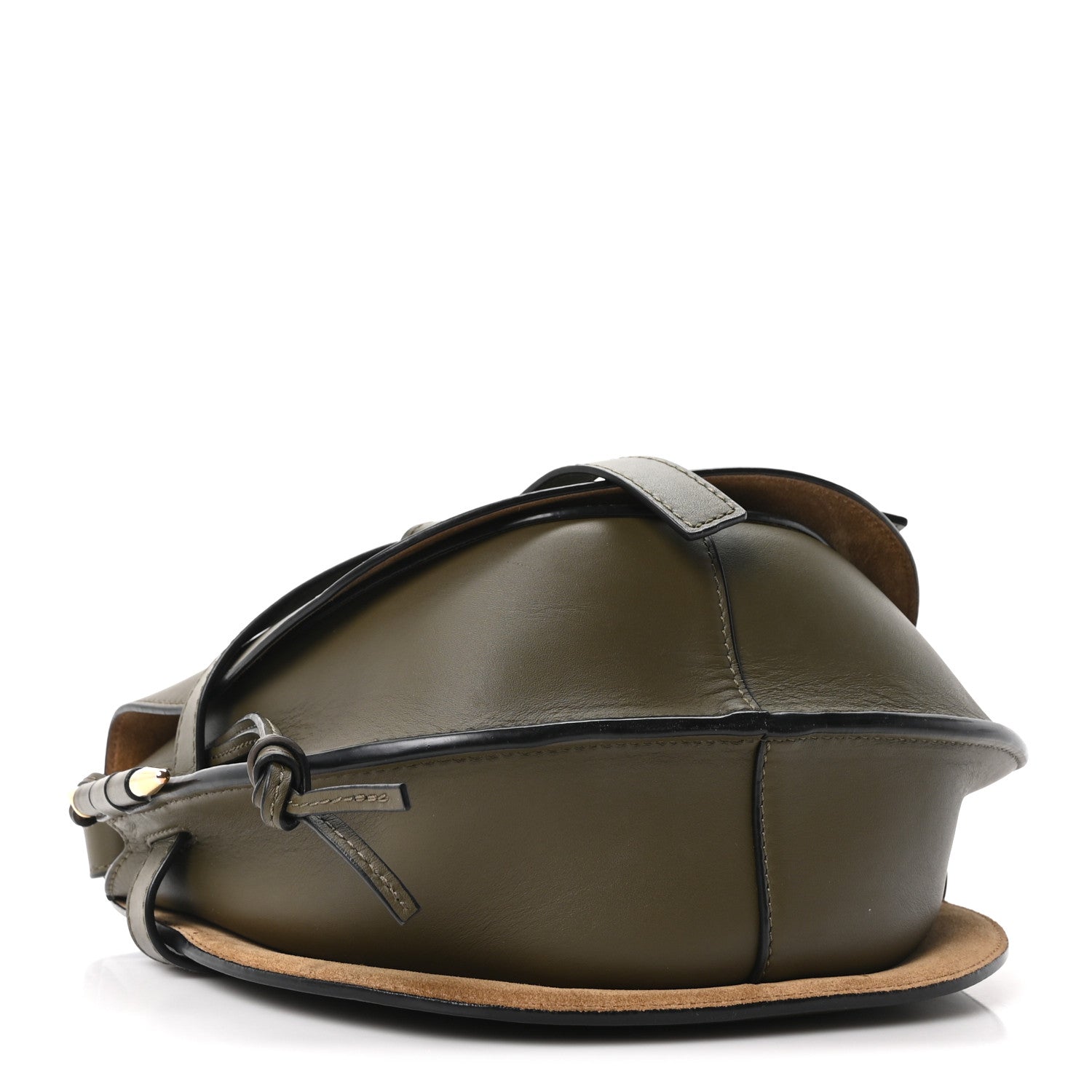 Calfskin Jacquard Small Gate Dual Bag Autumn Green