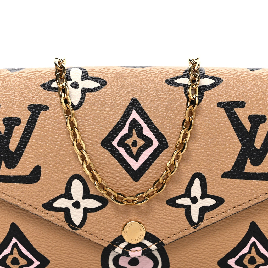 Monogram Wild At Heart Felicie Pochette Arizona Creme