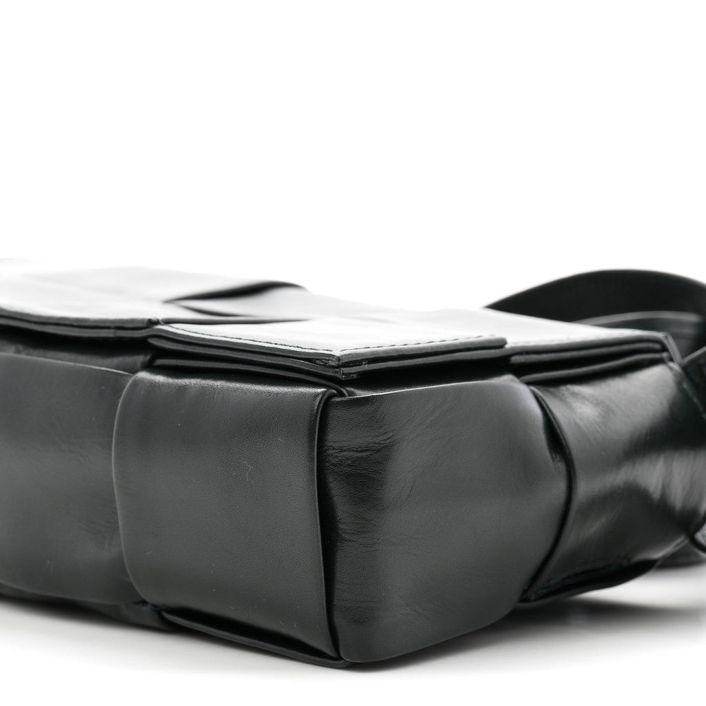 Paper Calfskin Intreccio Cassette Belt Bag Camping