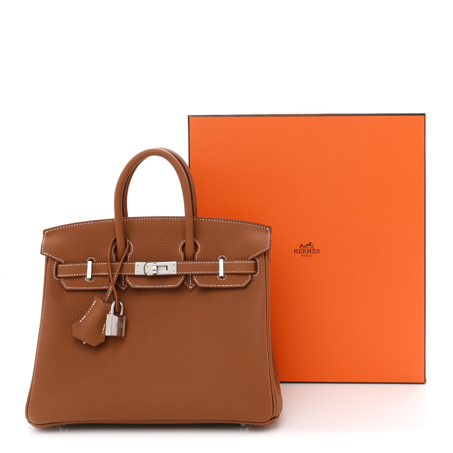 Togo Birkin 25 Gold