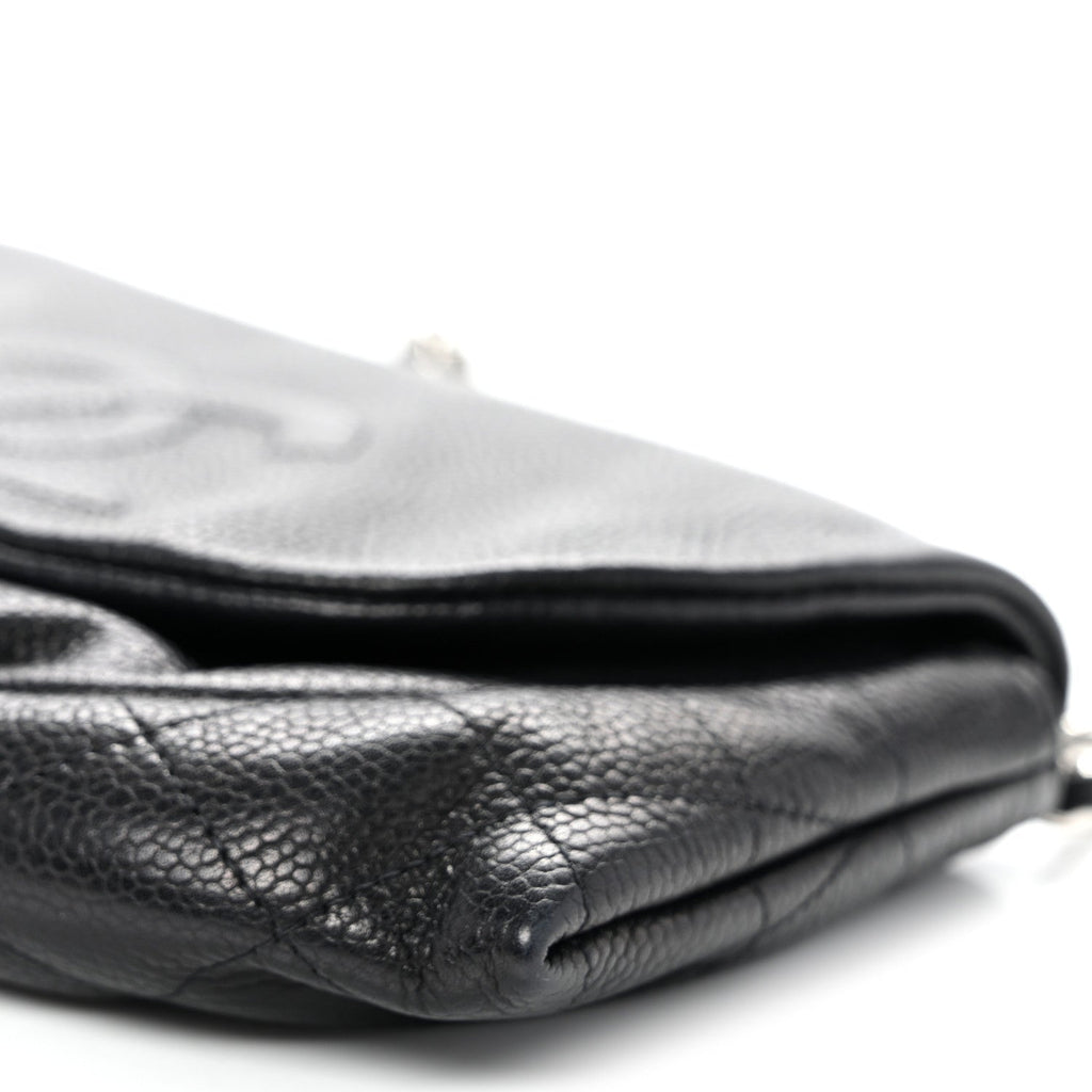 Caviar Half Moon Wallet On Chain WOC Black