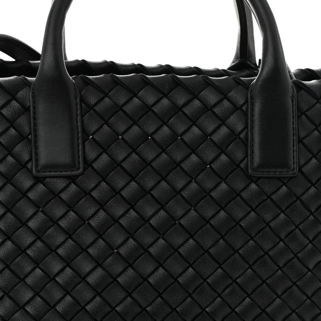 Nappa Intrecciato Mini Cabat Black