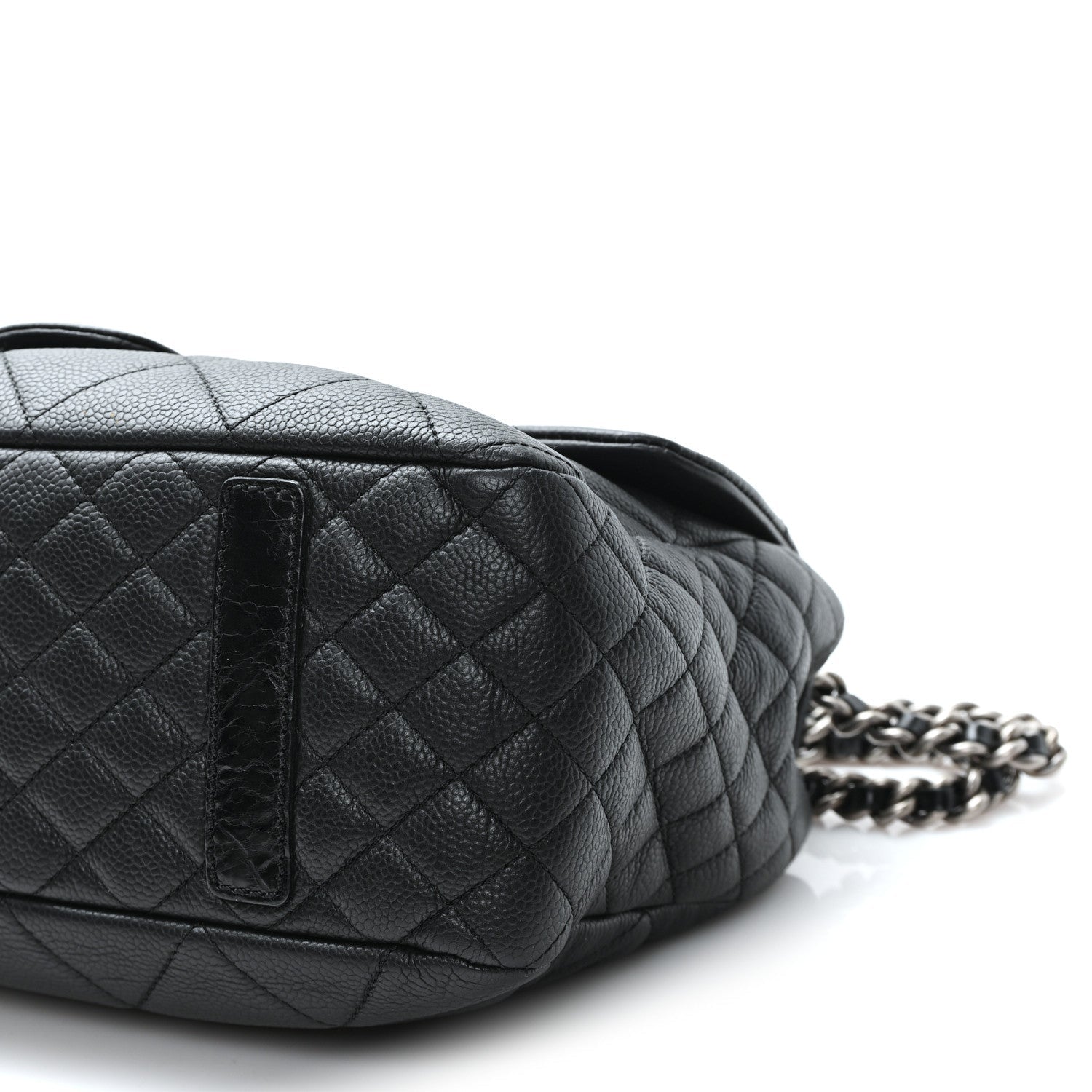 Caviar Quilted Coco Casual Flap Black