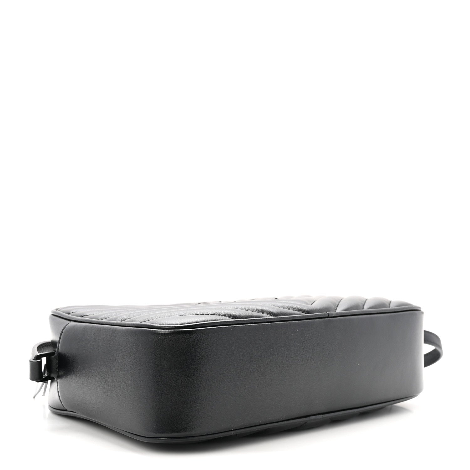 Calfskin Matelasse Monogram Monochrome Lou Camera Bag Black
