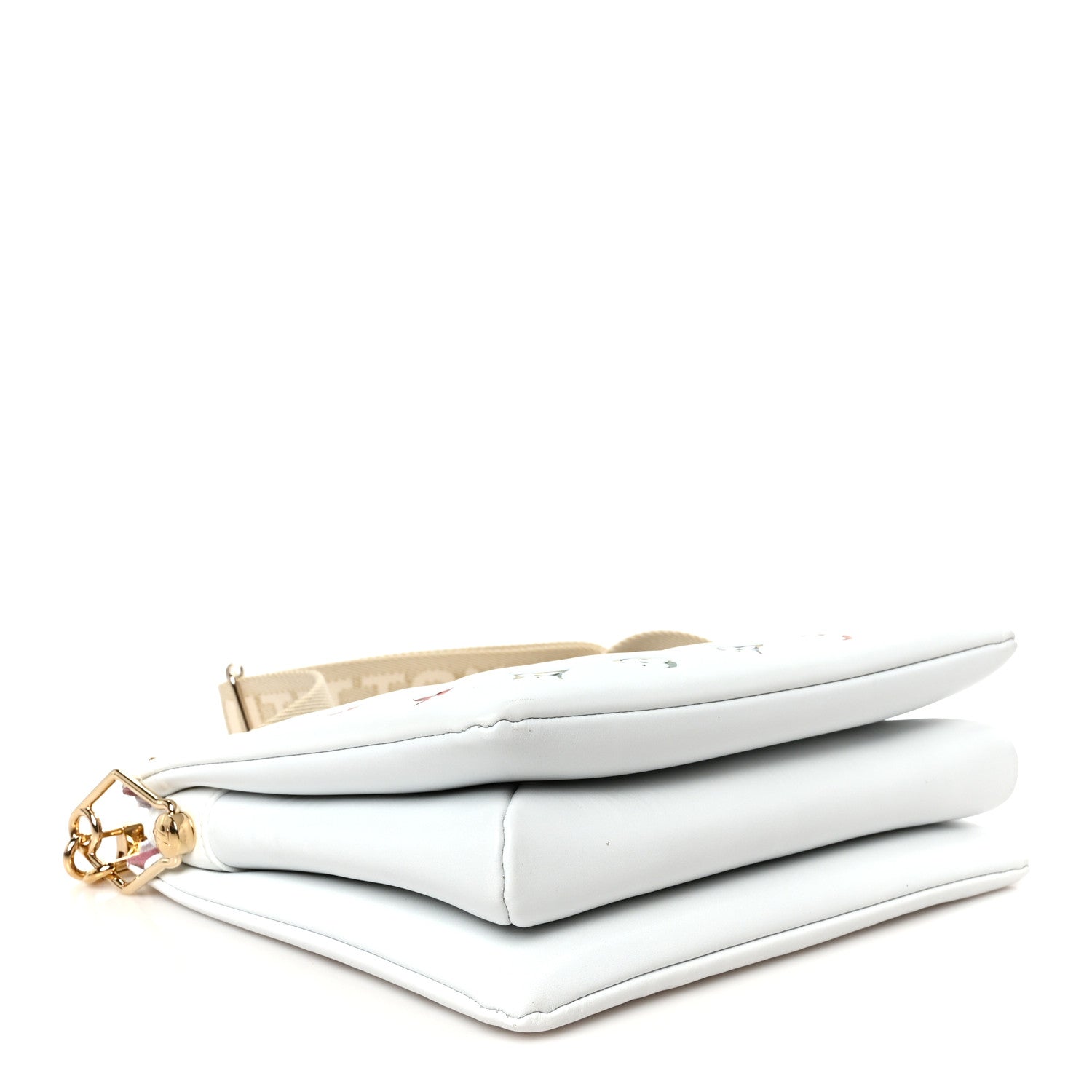 Lambskin Embossed Monogram LV Garden Coussin PM Cream