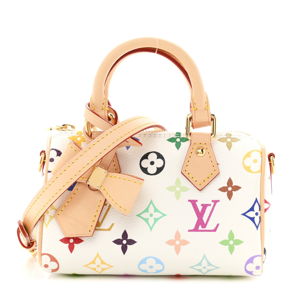 LV X TM Monogram Multicolor Nano Speedy White