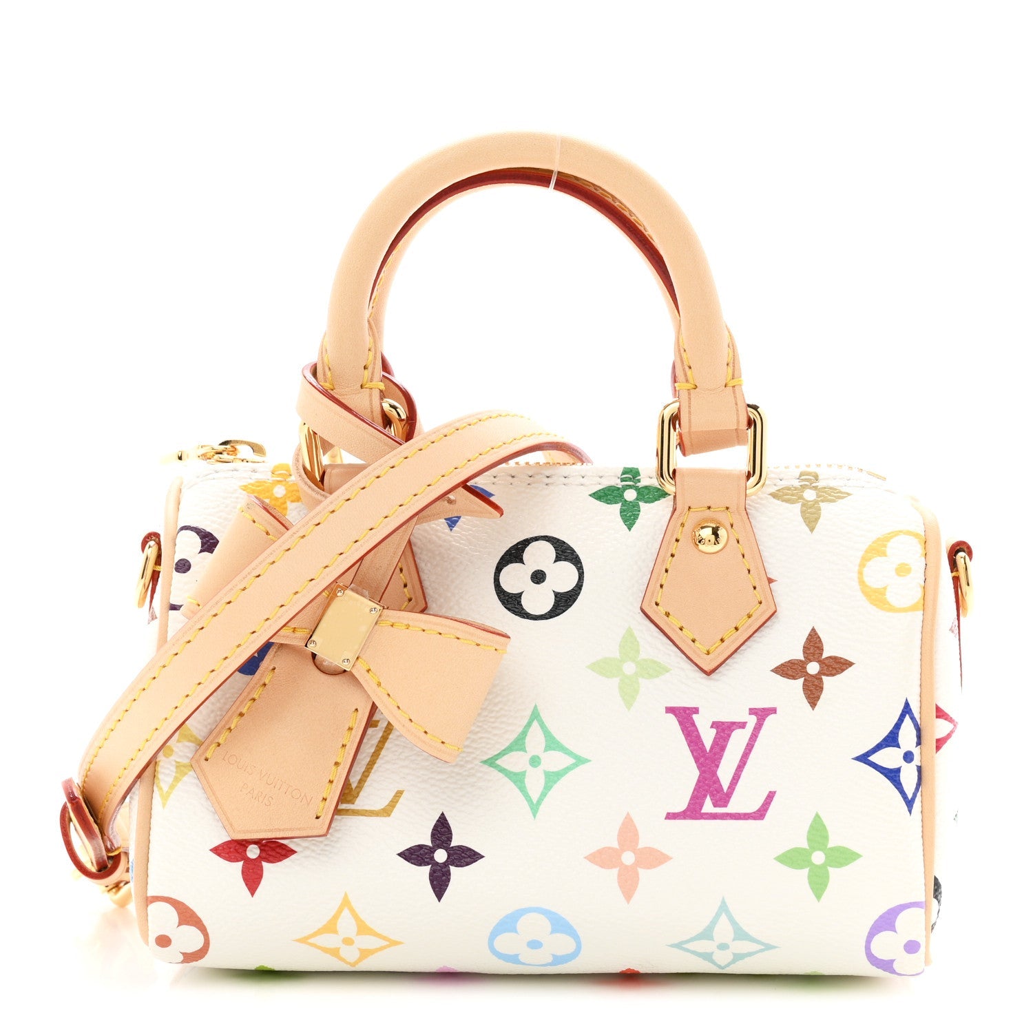 LV X TM Monogram Multicolor Nano Speedy White