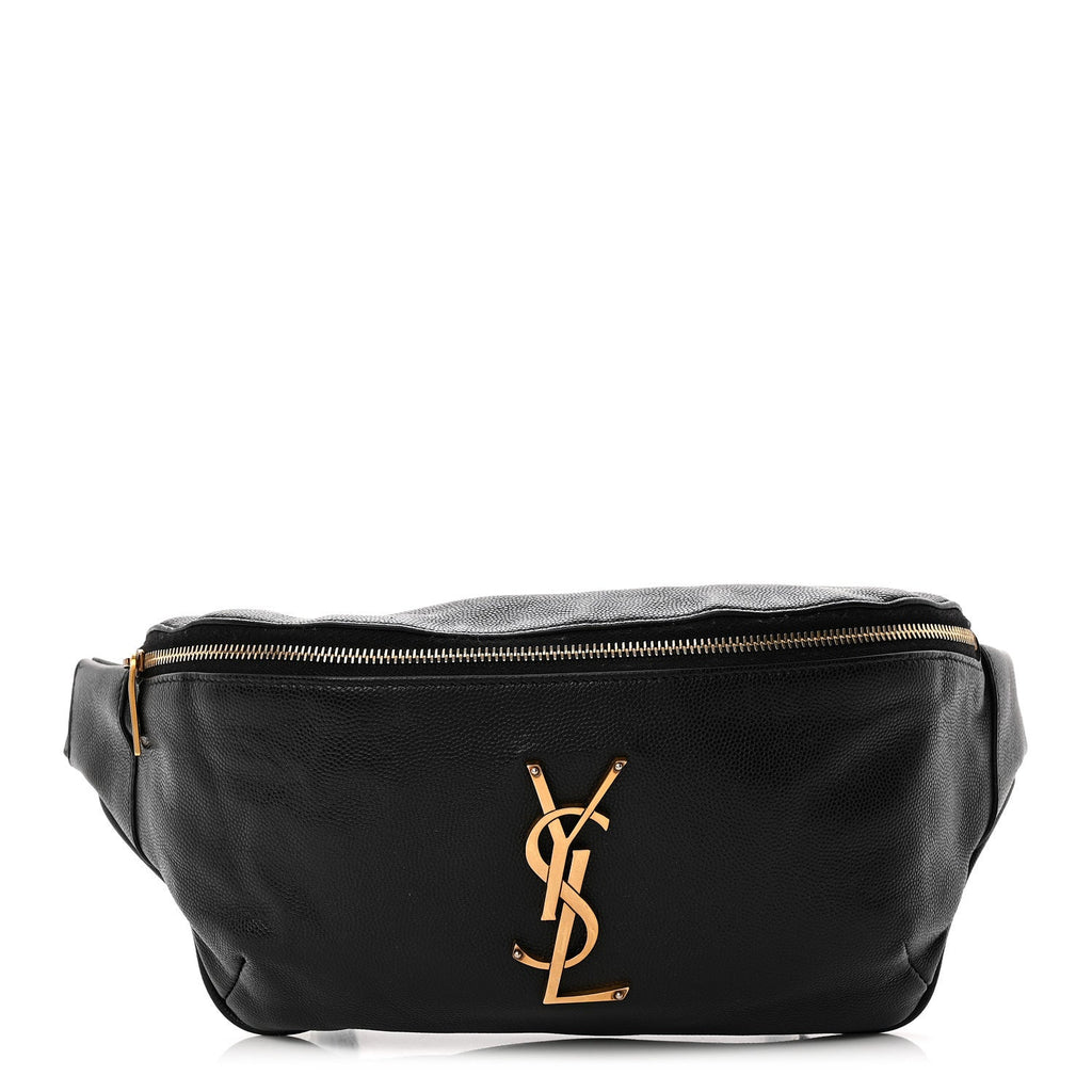 Grain De Poudre Monogram Belt Bag Black