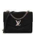 Soft Calfskin My Lockme Chain Bag BB Black
