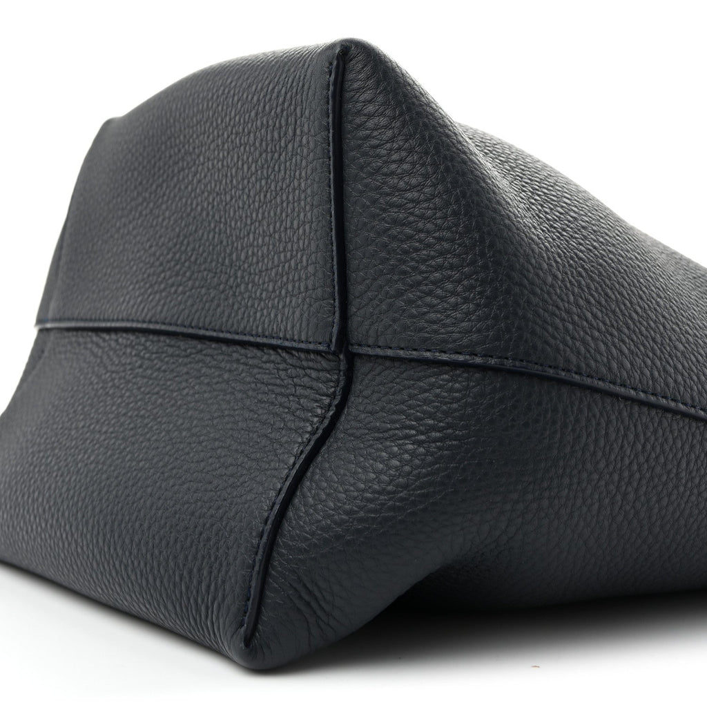 Grained Calfskin Medium N/S Park Tote Marine