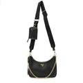 Saffiano Lux Re-Edition 2005 Shoulder Bag Black