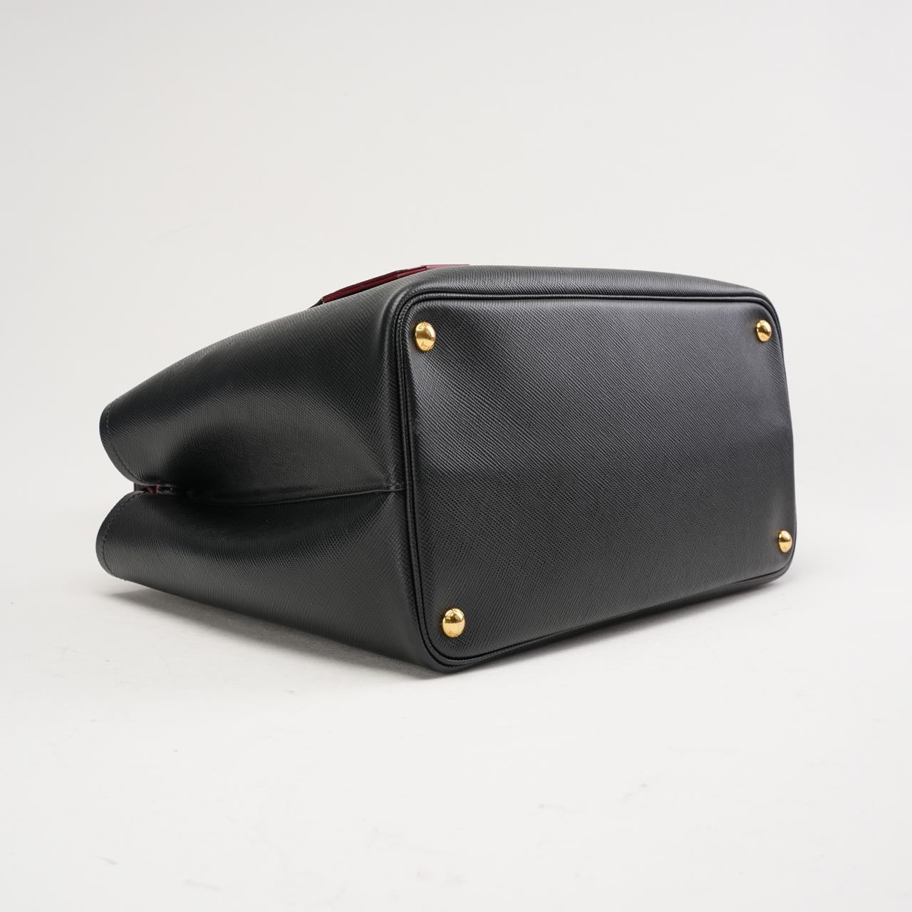 Prada Double Saffiano Medium Double Bag Black
