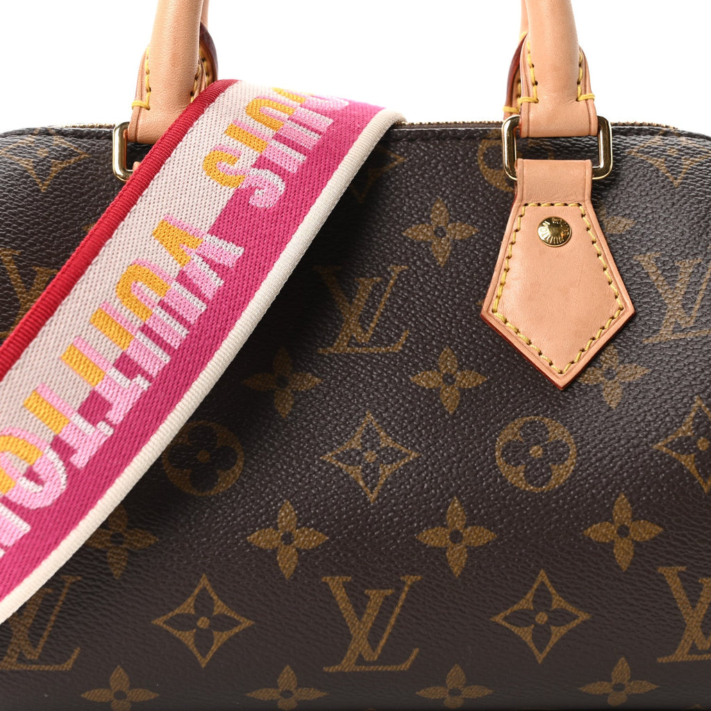 Monogram Speedy Bandouliere 20 Fuchsia