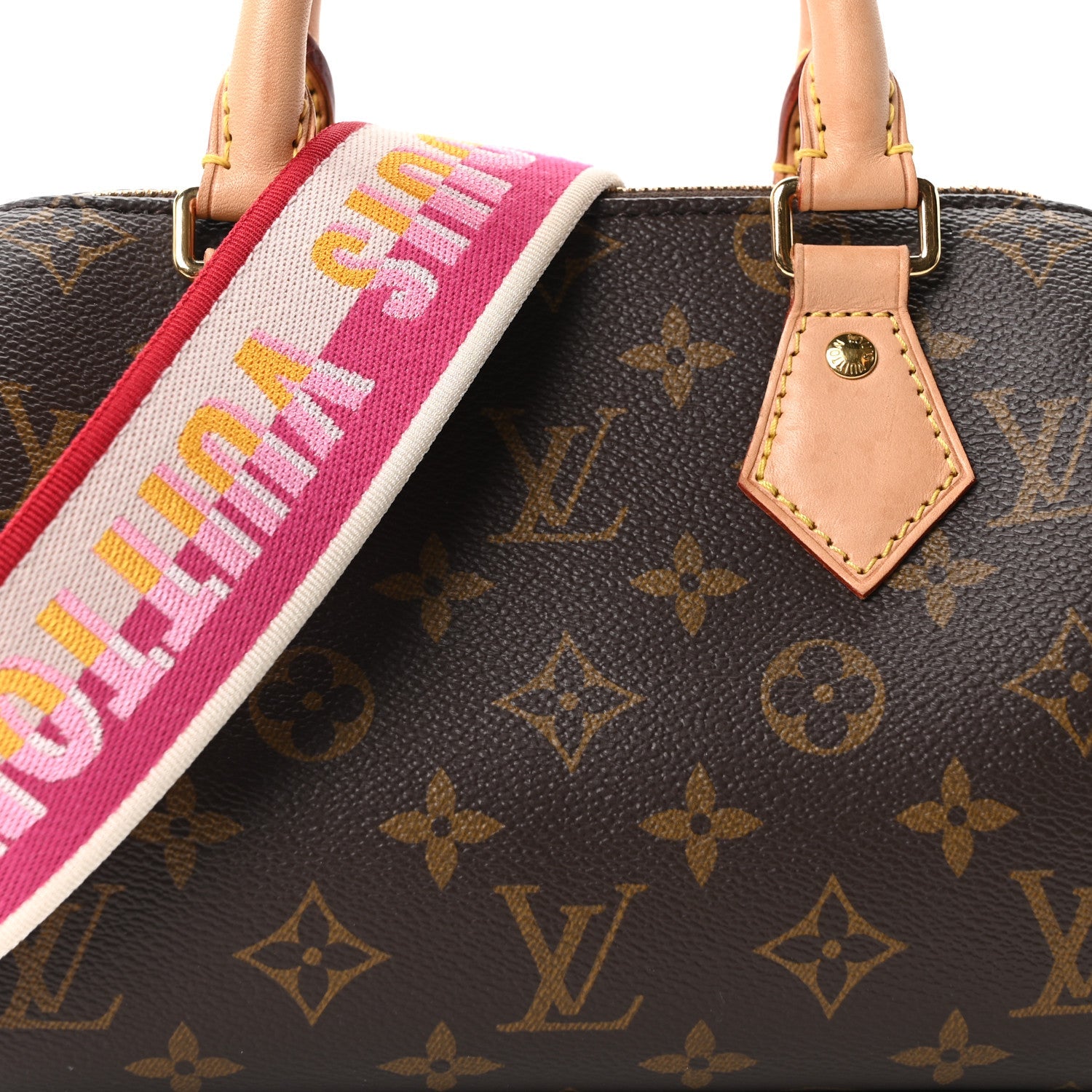 Monogram Speedy Bandouliere 20 Fuchsia