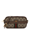 GG Supreme Monogram Web Mini Ophidia GG Bag Brown
