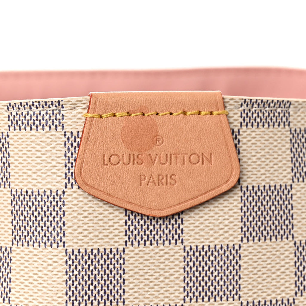 Damier Azur Graceful PM Rose Ballerine