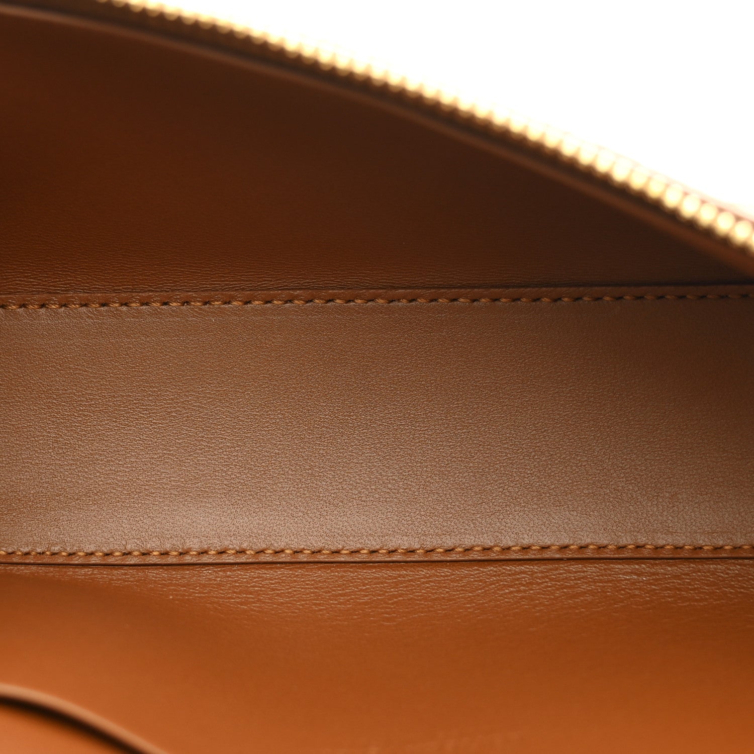 Suede Intrecciato Bang Bang Vanity Case Amber