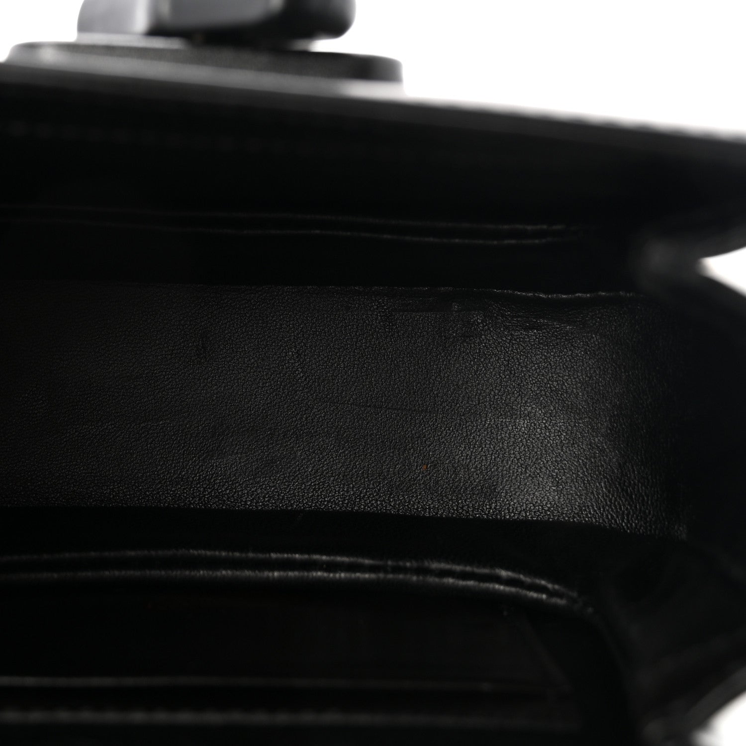 Boarded Dyana Lux Calfskin Web Monochrome Small Bamboo 1947 Top Handle Bag Black