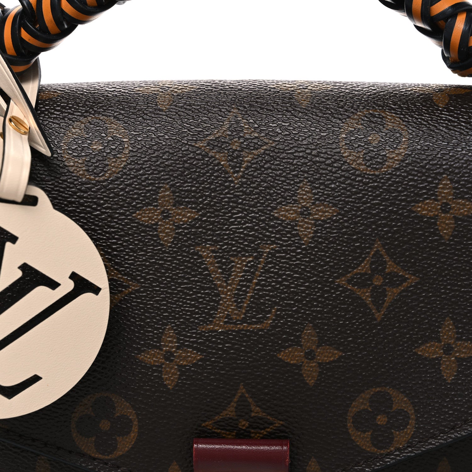 Monogram Braided Pochette Metis Safran