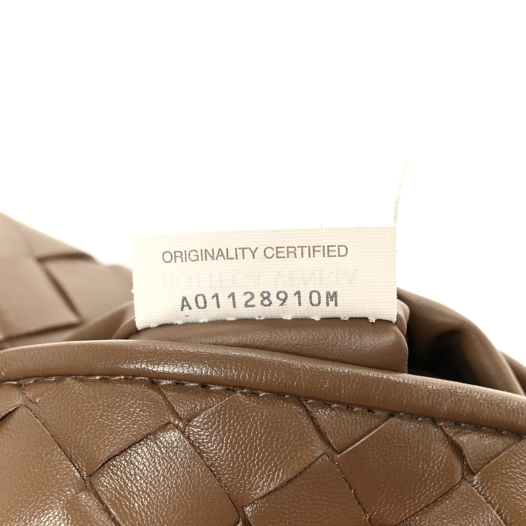 Calfskin Intrecciato Small Hop Pinecone