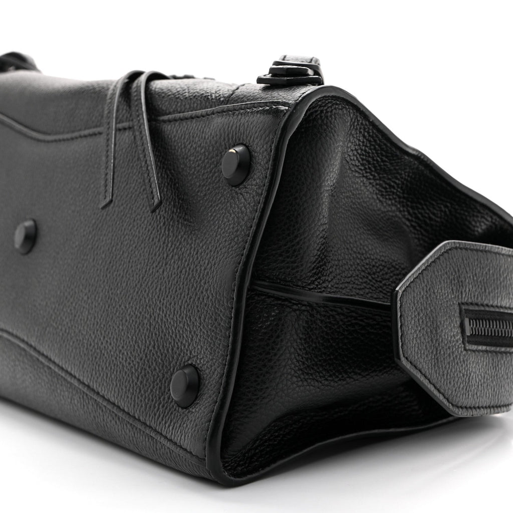 Grained Calfskin Neo Classic Black Hardware S City Black