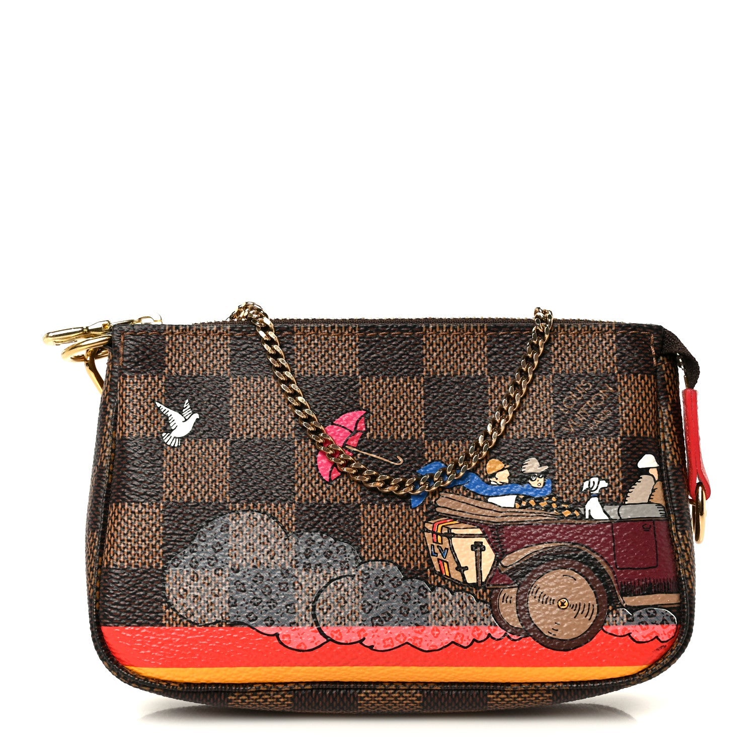 Monogram 2015 Christmas Animation Mini Pochette Accessories
