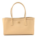 Calfskin Archetype Small Shopping Tote Beige