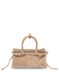 Prada Women `Prada Bonnie` Mini Suede Handbag