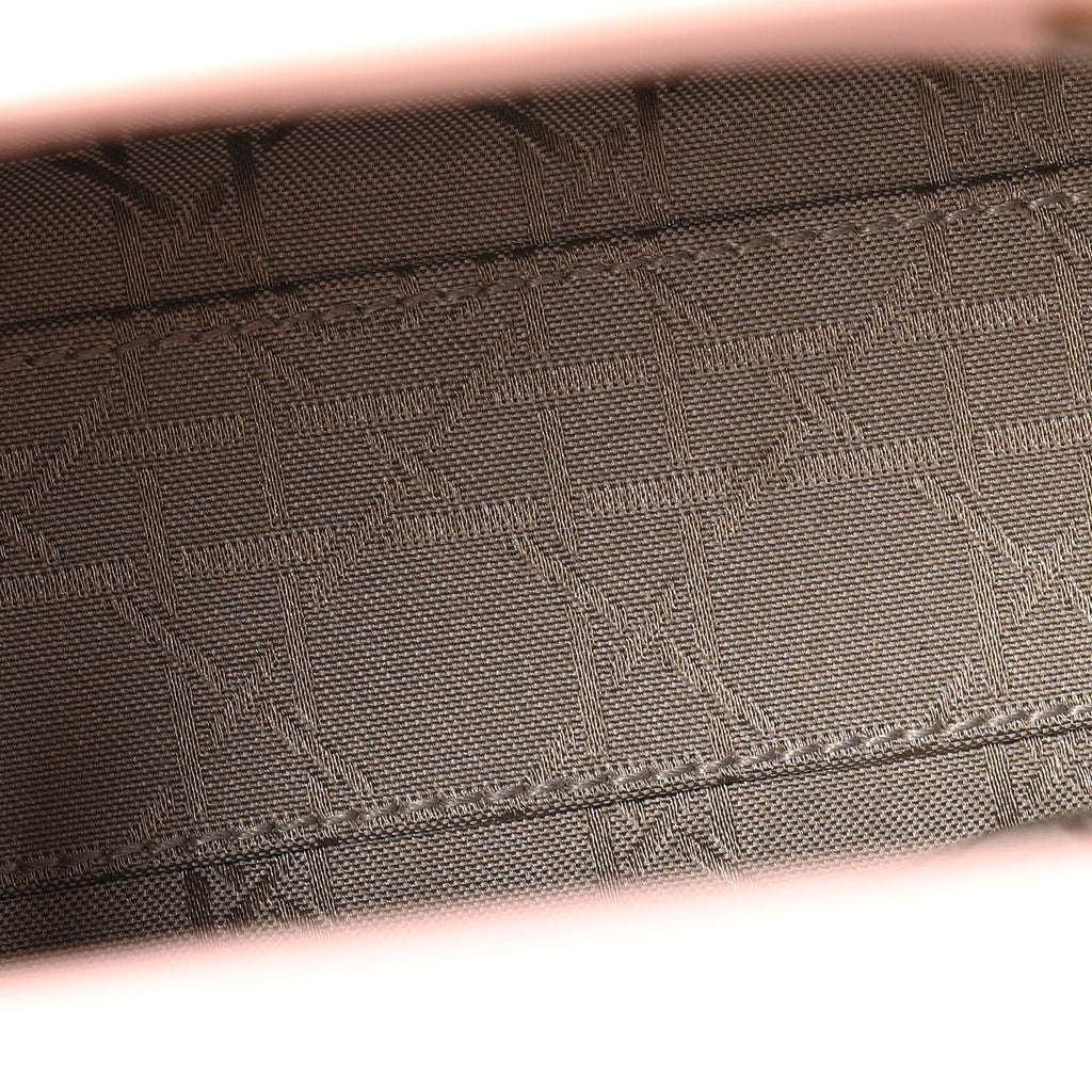 Metallic Lambskin Cannage Mini Lady Dior Lotus
