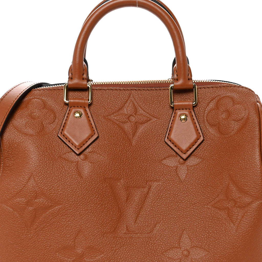 Empreinte Monogram Giant Speedy Bandouliere 25 Cognac