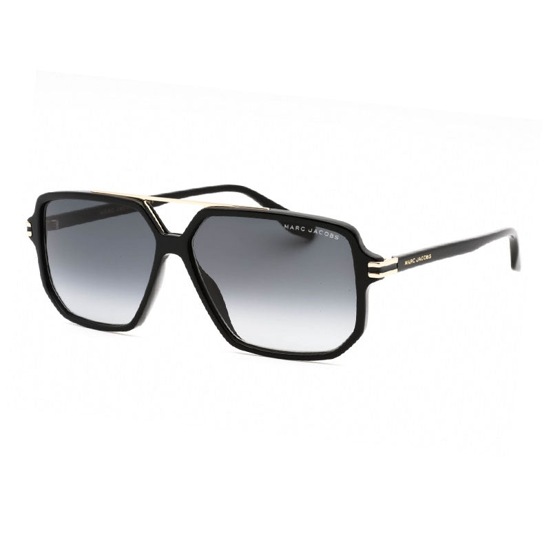 Marc Jacobs Sunglasses Aviator Full Rim, Black Frame and Dark Grey Gradient Lens MARC417/S08079O