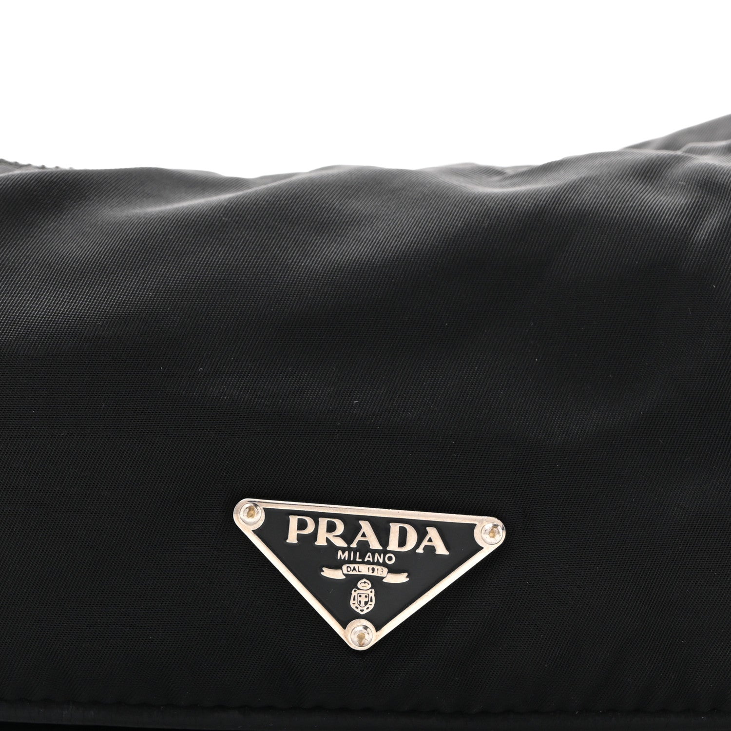 Tessuto Nylon Pochette Bag Black