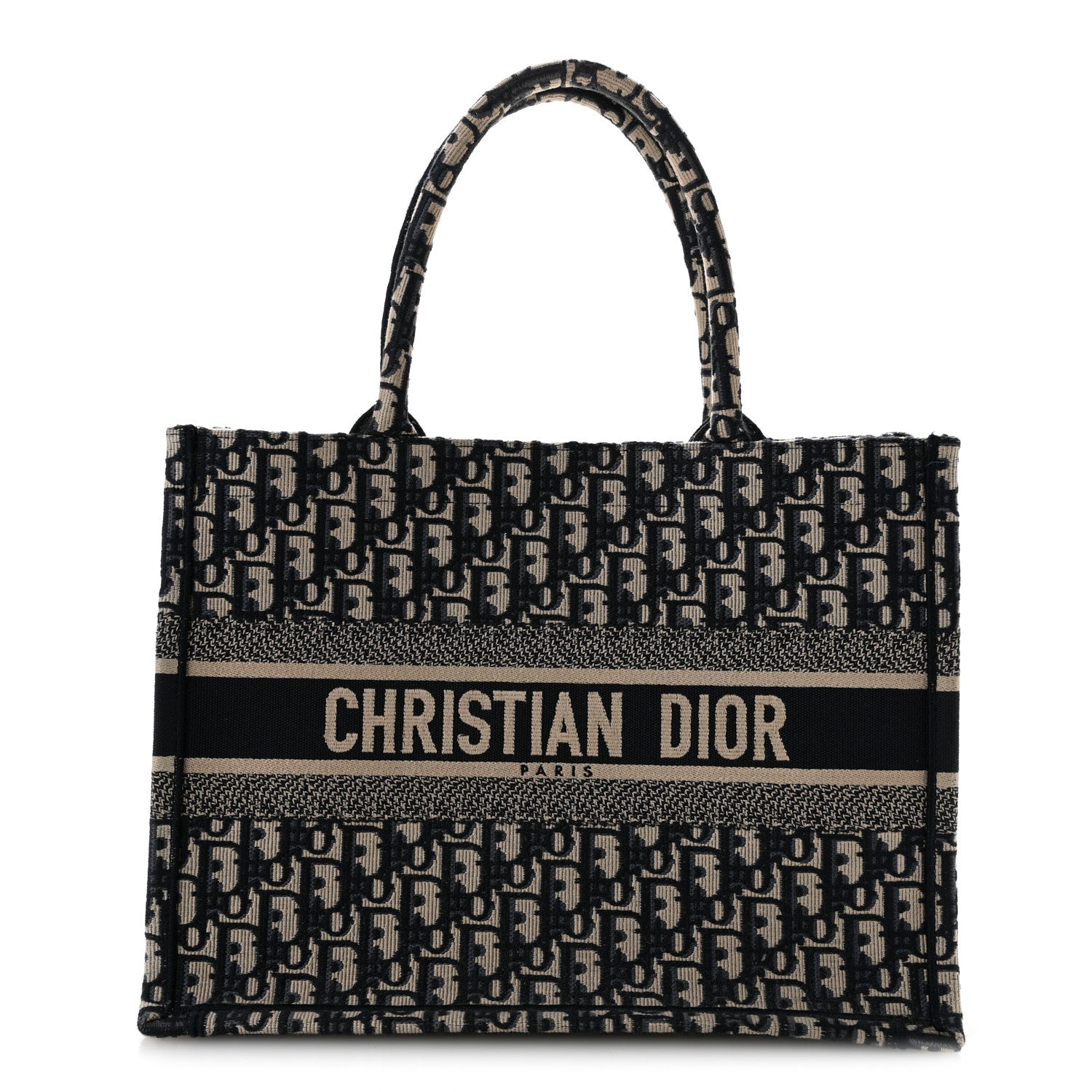 Oblique Medium Book Tote Blue Multicolor