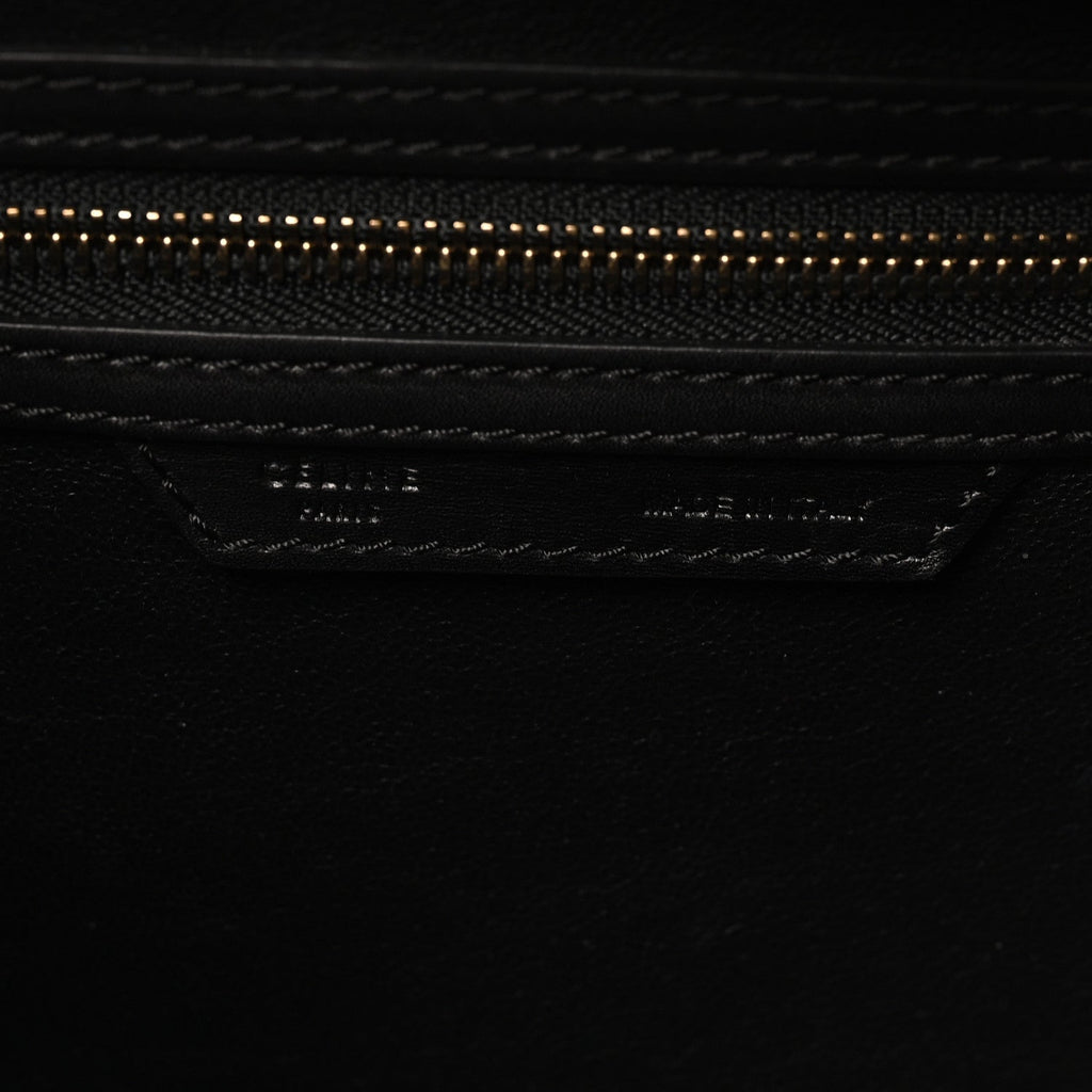 Elephant Calfskin Suede Mini Tri-Color Luggage Sand