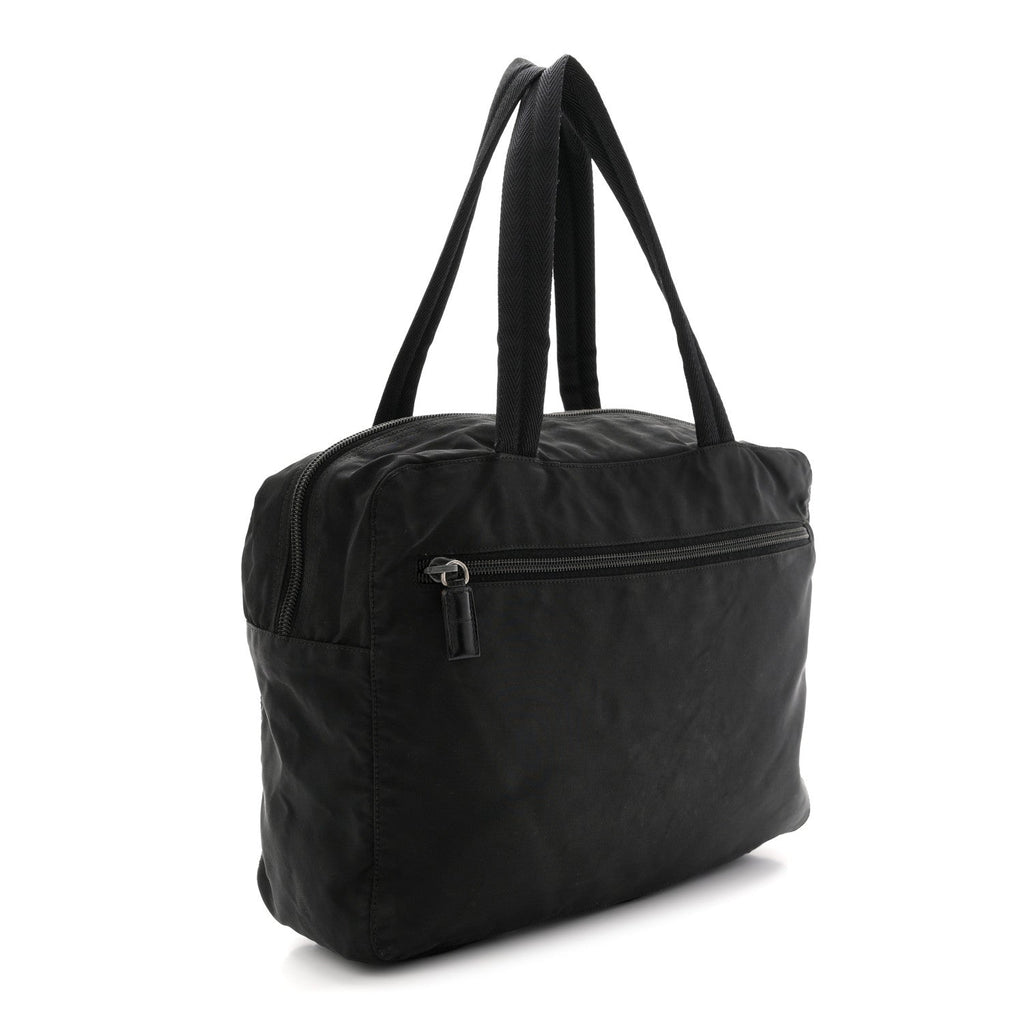 Tessuto Nylon Shoulder Bag  Black