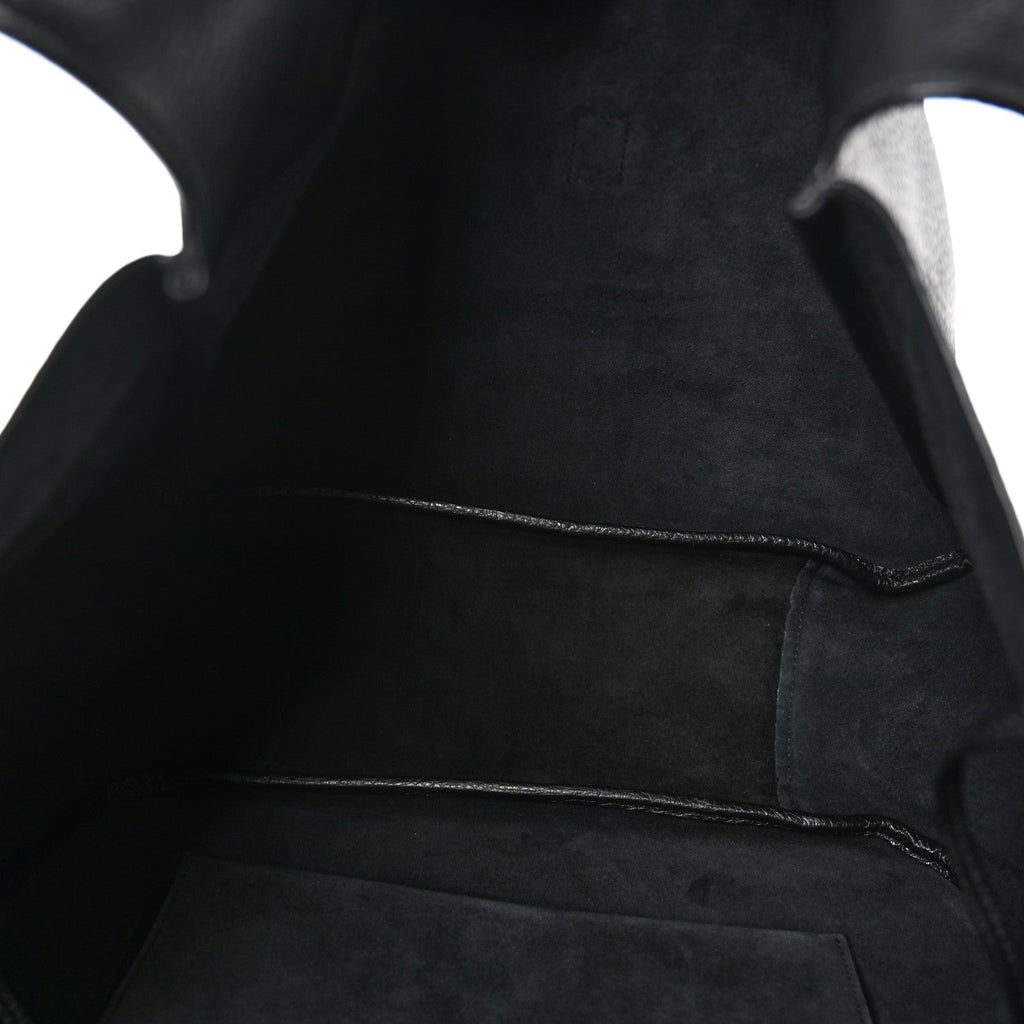 Grained Deerskin Bea Tote Black