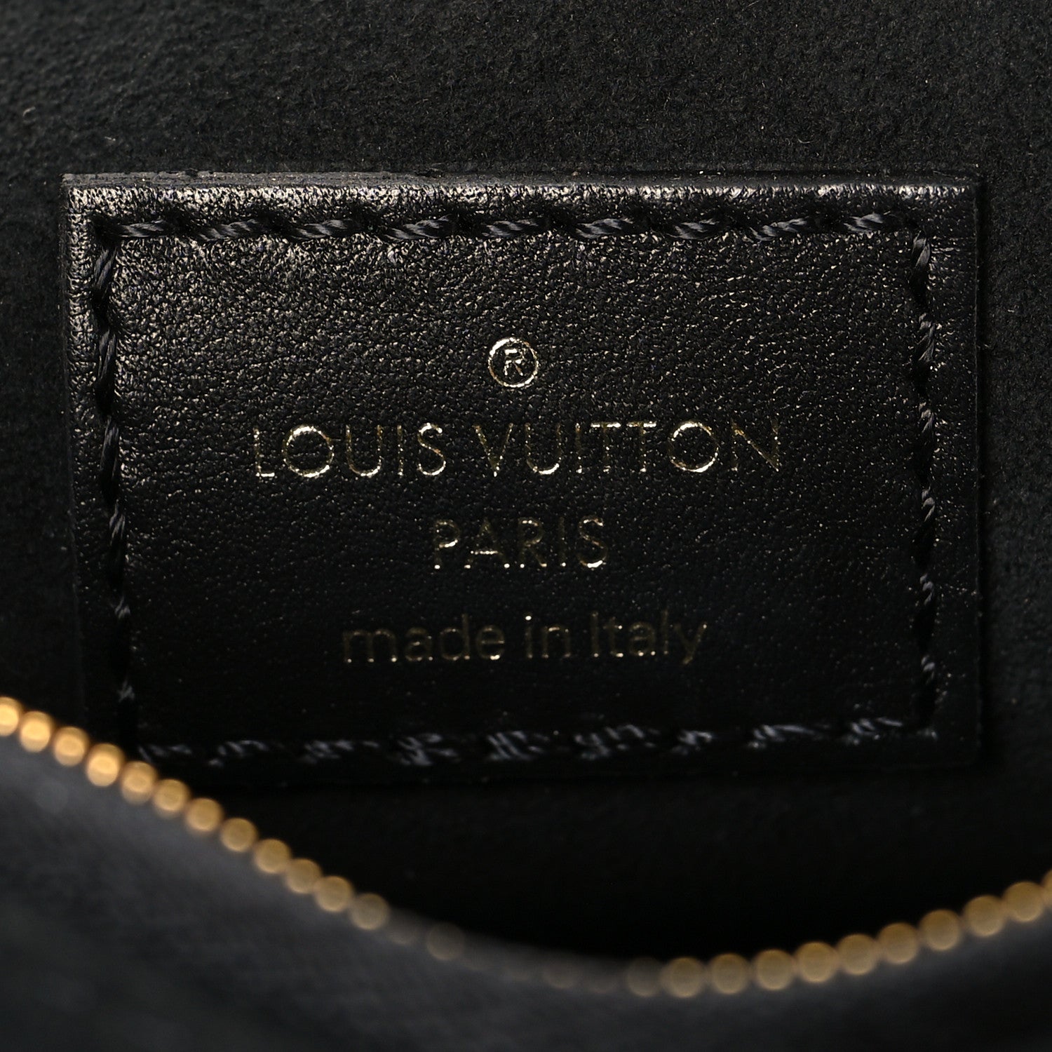 Calfskin LV New Wave Chain Bag Black