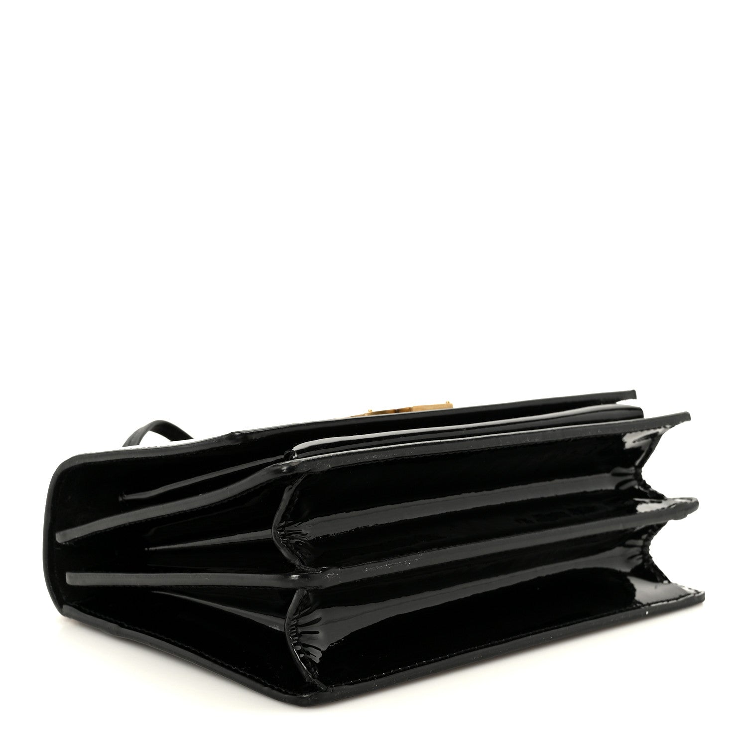 Patent Small Monogram Sunset Black