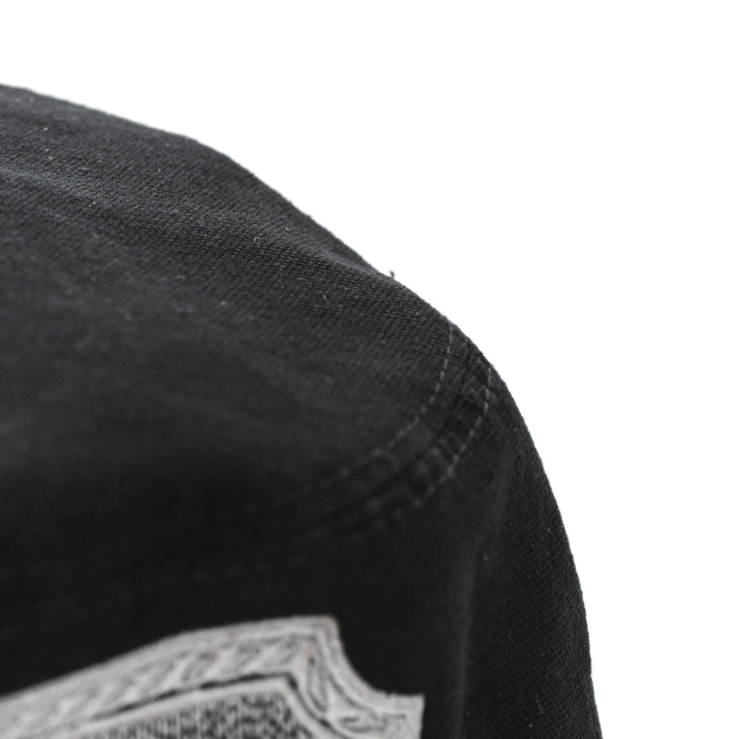 Cotton Logo Bucket Hat S Black
